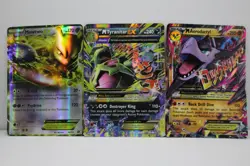 Pokemon EX & Mega EX Lot (9 Cards) – Aerodactyl, Tyranitar, Rayquaza, Mewtwo - Image 1