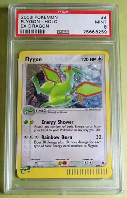 2003 Pokemon FLYGON-HOLO EX DRAGON e-Reader Card 4/97 PSA 9 - Image 5