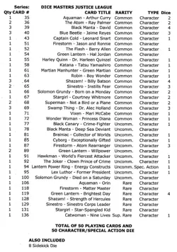 Dice Masters Lot: 134 Justice League & Uncanny X-Men Cards (10R/1SR) & 116 Die - Image 4