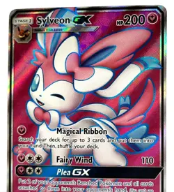 Sylveon GX - 140/145 Full Art Ultra Rare Pokemon Trading Card - Image 2