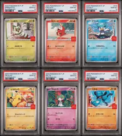 🍔⚡ 2025 Pokemon JP McDonald’s Promo Set 17–22 PSA 10 GEM MINT (SEQ 6 Cards) ⚡🍔 - Image 1