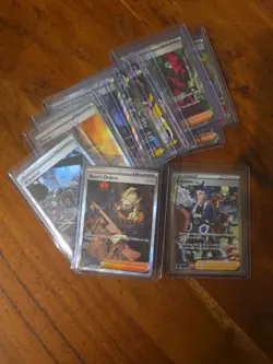 13x SIR and SR english pokemon card lot - Image 1