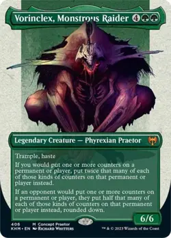 MTG English Vorinclex, Monstrous Raider (Concept Praetor) NM Normal - Image 1
