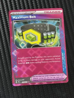 Maximum Belt 117/131 Ace Spec Rare Prismatic Evolutions Pokemon Card - Image 1
