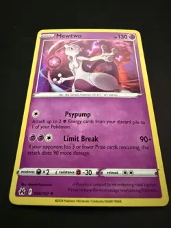 Mewtwo 059/159 Crown Zenith Holo NM/M PSA Contender Pokemon Card - Image 4