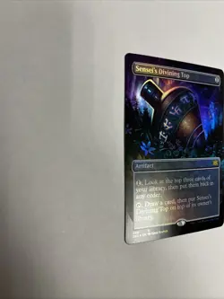 Sensei’s Divining Top Borderless Foil Card #398 MTG MP - Image 5