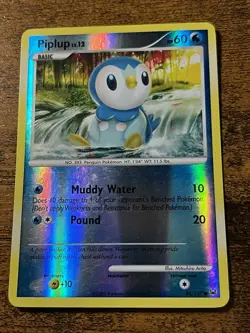 Piplup 85/127 Platinum Reverse Holo Pokemon Card - Image 1