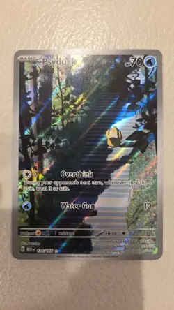 Pokemon TCG Psyduck Scarlet Violet-151 Holo Illustration Card 175/165 Rare - Image 1