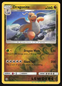 Dragonite - 96/149 - Reverse Holo Holo Rare - Sun & Moon Base - Pokemon Card - Image 1