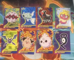 Pokemon Raikou CGC 8.5 + 8 Topps Johto League cards - Image 2