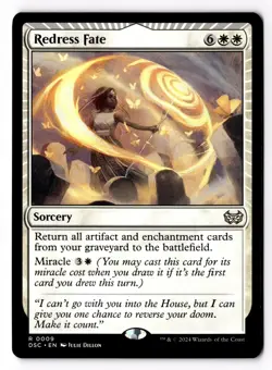 Redress Fate NM Duskmourn MTG Magic the Gathering White English Card - Image 1