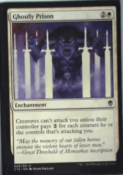 Ghostly Prison - Commander 2016: #66, Magic: The Gathering Nm C284 - Image 1