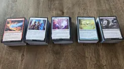 MTG Magic the Gathering Collection Lot NM 1100 C/U with 100 Foils #1 - Image 1