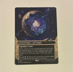 Wizards Gemstone Caverns Mythic Borderless Land #16 Edge of Eternities Regular - Image 1