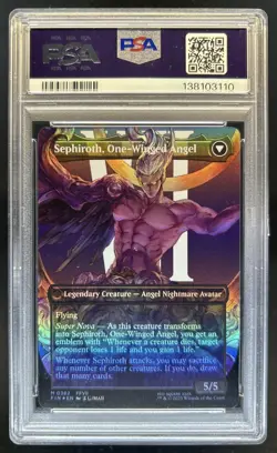 2025 Magic Final Fantasy Fabled SOLDIER One-Winged Angel Foil #0382 PSA 10 - Image 2