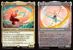 Avatar Aang // Aang, Master of Elements - Foil TLA NM MTG - Image 1