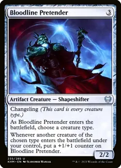 X 1 Bloodline Pretender NM-M Kaldheim 235 MTG Magic The Gathering - Image 1