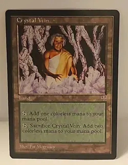 Mtg 💥💥 Crystal Vein 💥💥 Mirage MIR Regular MT/NM Magic The Gathering - Image 1