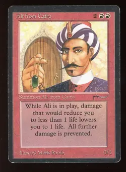 1994 Arabian Nights Ali from Cairo ~ Vintage MTG/Magic ~ MP- to HP++ Condition - Image 1
