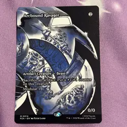 Arcbound Ravager (Borderless) 0014 PZA Ninja Turtles TMNT MTG NM - In Hand - Image 1