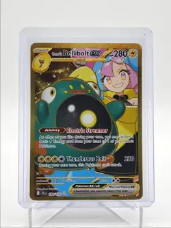 IONO'S BELLIBOLT EX 2025 POKEMON JOURNEY TOGETHER HYPER RARE 188/159 Q6435 - Image 1