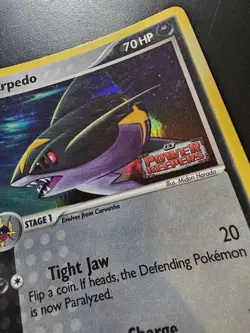 Sharpedo 38/108 EX Power Keepers Stamped Reverse Holo Pokemon Card - LP - Image 2