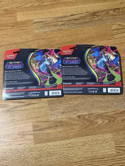 2 Pokemon TCG ME02 Phantasmal Flames 3 Pack Booster Blister Sealed Bundle New - Image 2