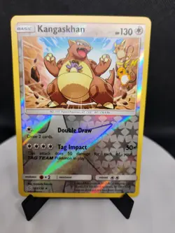 Pokemon TCG Kangaskhan 163/236 Sun & Moon Unified Minds Holo Rare NM - Image 1