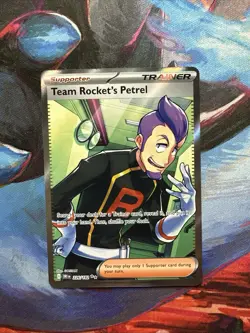 Team Rocket’s Petrel Full Art 226/182 Pokemon Destined Rivals - 226/182 - Image 1