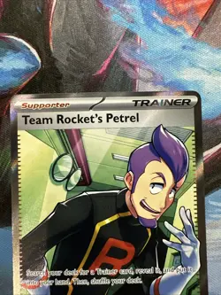 Team Rocket’s Petrel Full Art 226/182 Pokemon Destined Rivals - 226/182 - Image 3