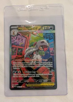 Mega Scrafty EX SIR 285/217 - Ascended Heroes - PSA 10 Contender - Pokemon TCG - Image 1