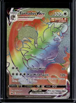 2021 Pokemon SWSH Chilling Reign Tornadus VMAX #209/198 - Image 1
