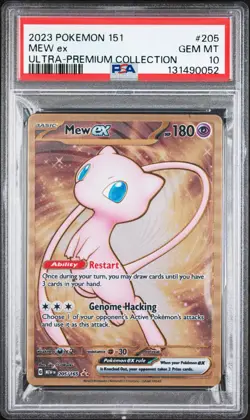 2023 POKEMON 151 ULTRA-PREMIUM COLLECTION #205 MEW EX PSA 10 - Image 1