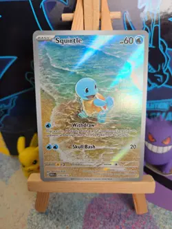 Squirtle 170/165 Illustration Rare IR SV 151 Pokemon TCG - English - Image 1