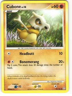 Cubone Common Pokemon TCG Legends Awakened 90/146 LP - Image 1