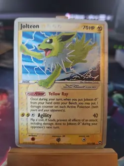 Pokemon Jolteon Gold Star EX Power Keepers 101/108 2007 World Championships HP - Image 1