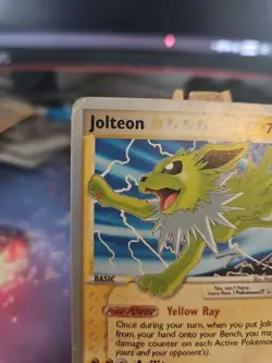 Pokemon Jolteon Gold Star EX Power Keepers 101/108 2007 World Championships HP - Image 2