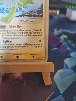 Pokemon Jolteon Gold Star EX Power Keepers 101/108 2007 World Championships HP - Image 4