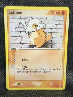 Pokemon Cubone Ex Delta Species 60/113 LP Condition - Image 1