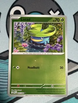 Pokemon TCG Me02: Phantasmal Flames Lotad 5/94 Reverse Holo - Image 1