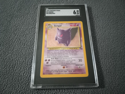 1999 Vintage Pokemon Fossil - Gengar #5 Holographic - Holo 5/62 - SGC 6 - Image 3