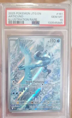 2025 Articuno Illustration Rare 161/159 PSA 10 Journey Together Pokemon - Image 4