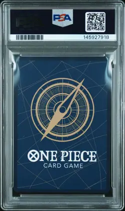 2025 ONE PIECE JPN OP13-WANTED ALTERNATE ART #118 GOL D. ROGER PSA 10 - Image 2
