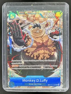 2025 One Piece A Fist of Divine Speed Monkey.D.Luffy Uncommon #OP11-058 - Image 1