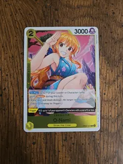 One Piece CG O-Nami OP06-101 Wings of the Captain Rare! - Image 1