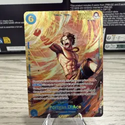 Portgas.D.Ace OP13-119 SEC - One Piece TCG - Foil NM Near-Mint Secret Rare - Image 1