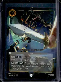 2025 Disney Lorcana Whispers In The Well The Sword Of Hercules Enchanted #240 - Image 1