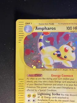 Pokemon Card-Ampharos-2/165-Expedition- Holo-ENG-Very Good - Image 3