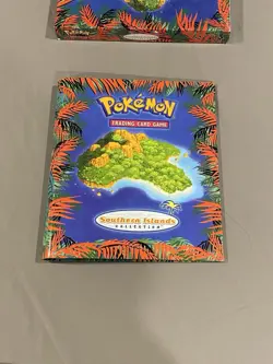 Pokemon Southern Islands Binder + 18 Cards - Image 3