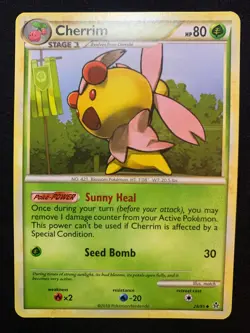 CHERRIM - 28/95 - UNLEASHED - POKEMON CARD - LP - Image 1